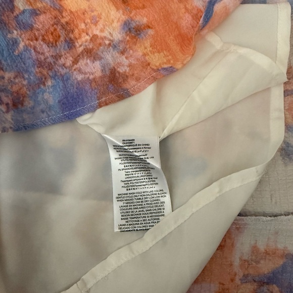 NWT - BCBGENERATION - Molly Puff Sleeve Midi Dress In Abstract Tie Dye - L - Picture 10 of 12